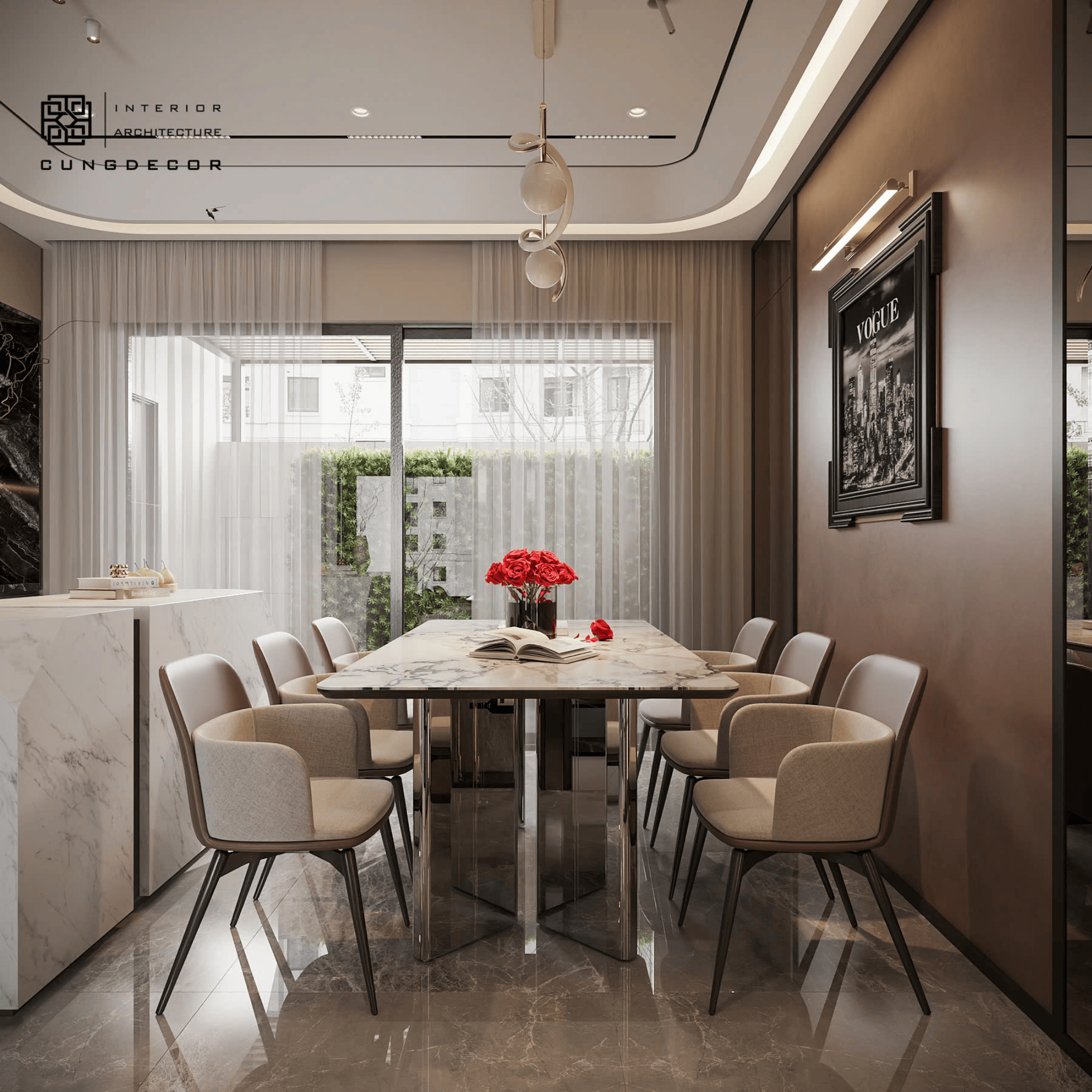 Nhà phố hiện đại